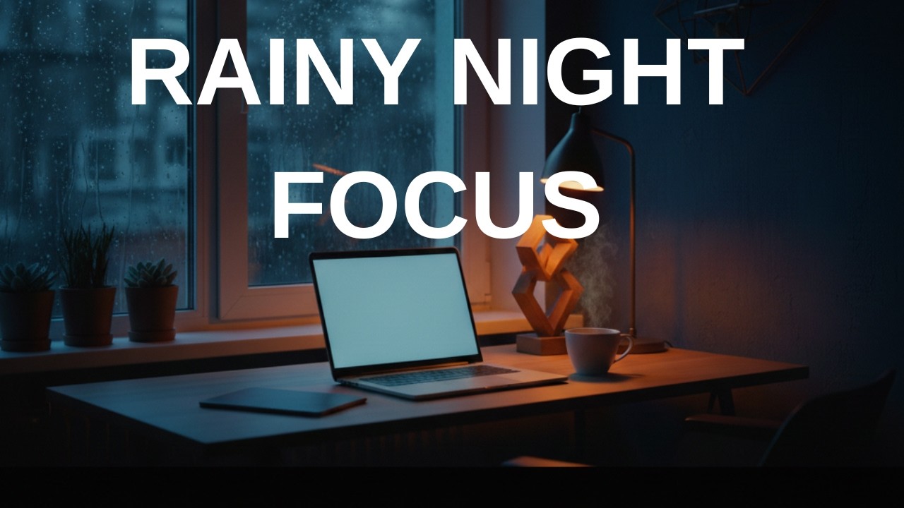 Rainy Night Deep Focus 🌧 | Chill Beats for Study & Coding