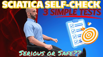 Sciatica Self-Check: Serious or Safe? 🛑3 Quick Tests  (+ Relief Exercises✅)