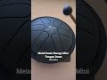 Playing Relaxing Music on Meinl Mini Tongue Drum