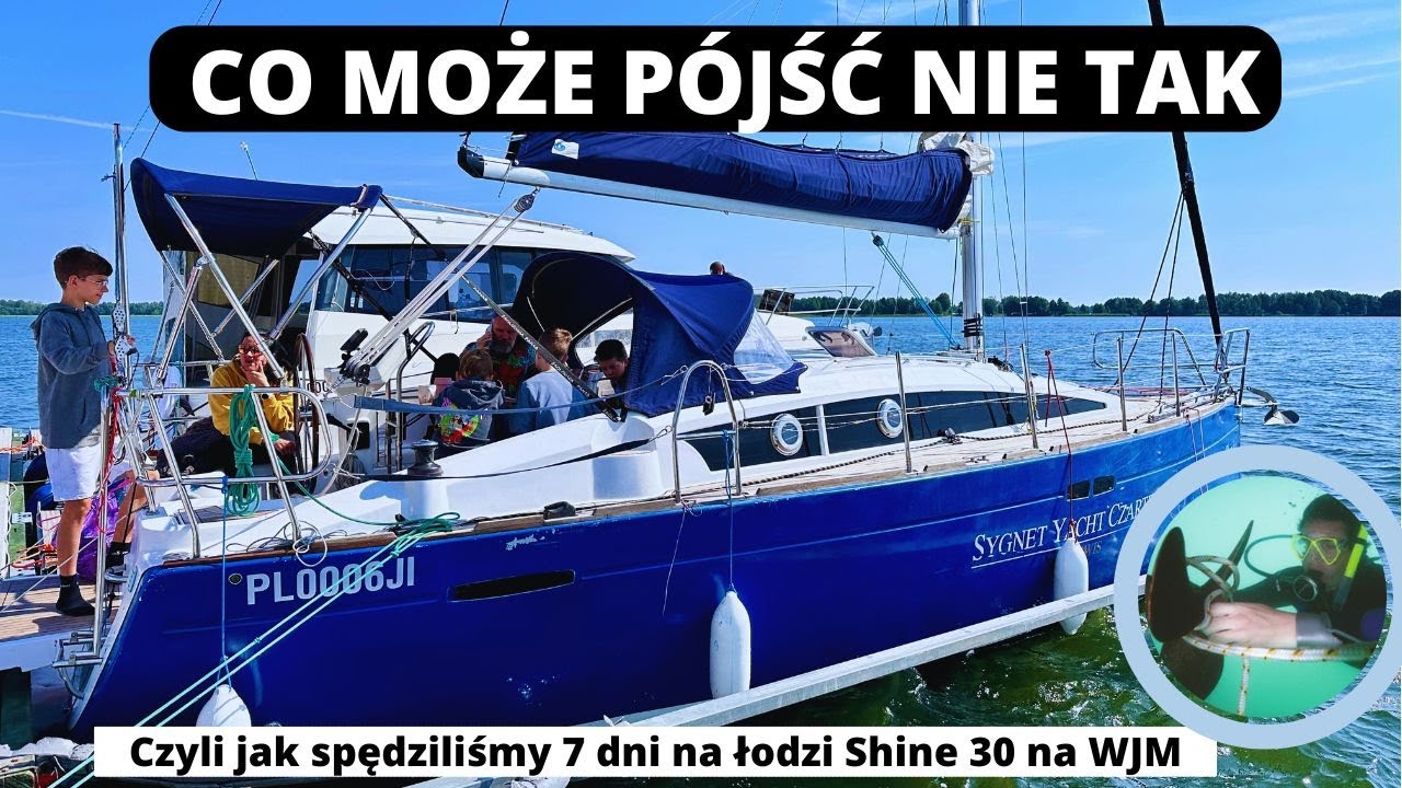 Rejs po Mazurach łodzią Shine 30 ⛵