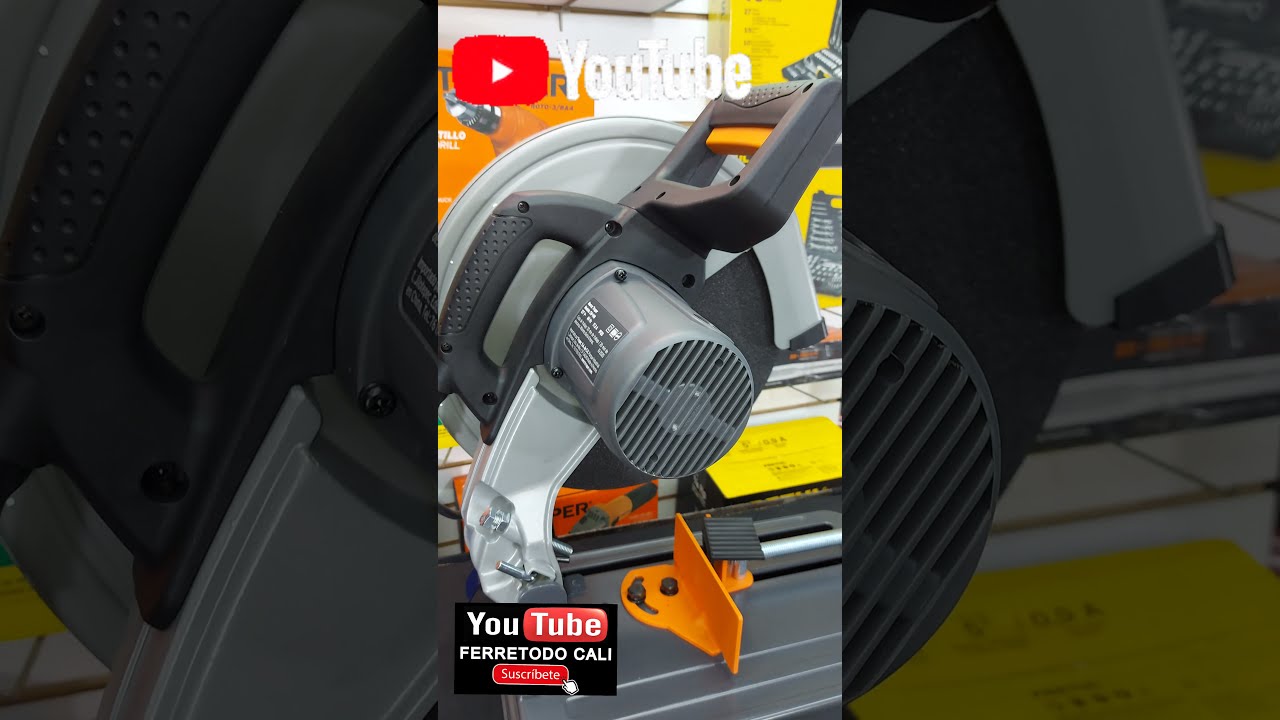 Tronzadora de 14 pulgadas Truper cortadora de metales. Trabajo Industrial 3  hp 2200 W 4200 RPM. - YouTube