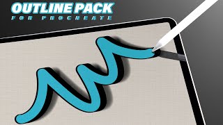 Outline Brushes for Procreate – Outline Pack