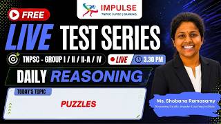TNPSC Reasoning Mock Test 10/10 | Practice Test for Group 1, 2, 2A, 4 | TNPSC Reasoning Questions