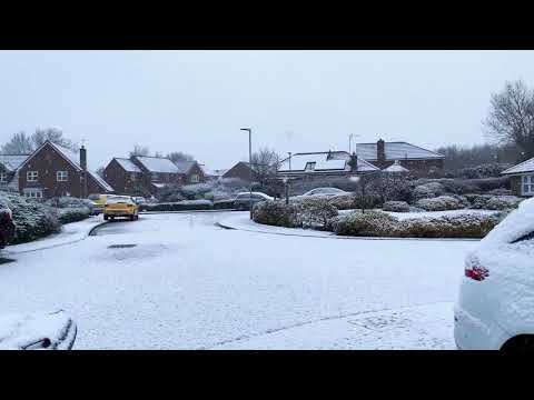 Ratby (Leicester) snowfall December 2020 | UK snowfall