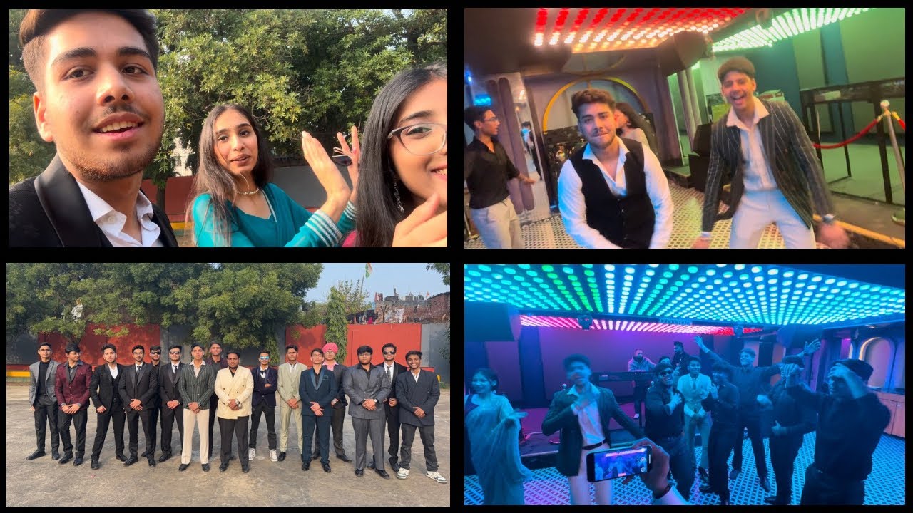 12 yrs in 15 minutes😍/ 12th Farewell Vlog / Full dancee nd ultimate fun❤️