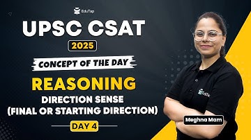 Direction Sense UPSC CSAT | CSAT Reasoning Syllabus Questions & Answers PDF | Reasoning PYQs |EduTap