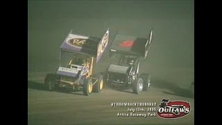#ThrowbackThursday: World of Outlaws Sprint Cars Attica Raceway Park July 13th, 2005