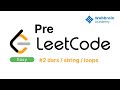 2 - dars | Pre Leetcode | JS'da masala ishlash