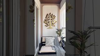 Balcony design ideas you need for your 🏠#interiordesign #balconymakeover #interiordesigner