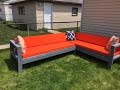 DIY Outdoor Sectional|Budget friendly| $300|