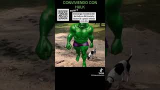 Hulk es feliz en el campo! #realidadmixta #humor #memes #quest3 #marvel #comedia #navidad