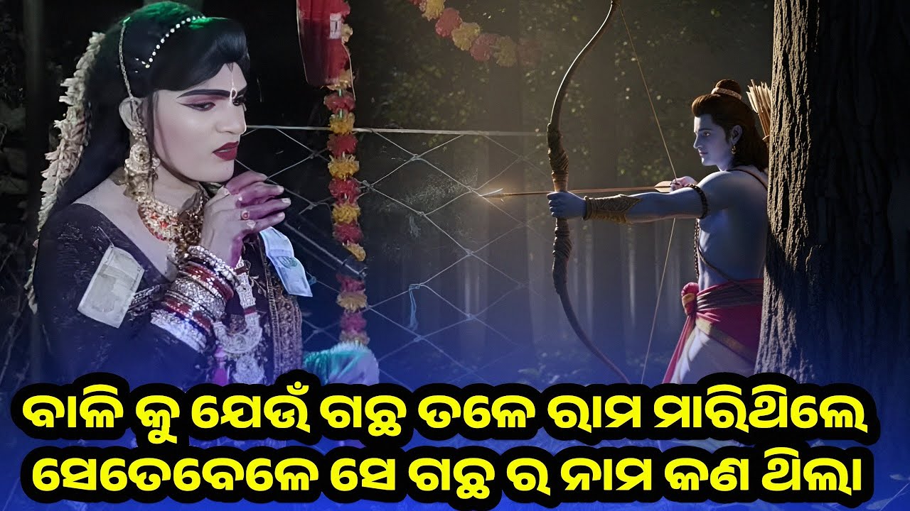 ବାଲିକୁ ମାରିବାବେଳେ ଶ୍ରୀରାମ କେଉଁ ଗଛ ତଳେ ଲୁଚିଥିଲେ? | ରାମାୟଣ ରହସ୍ୟ l sanatan radha l bindyabashini danda