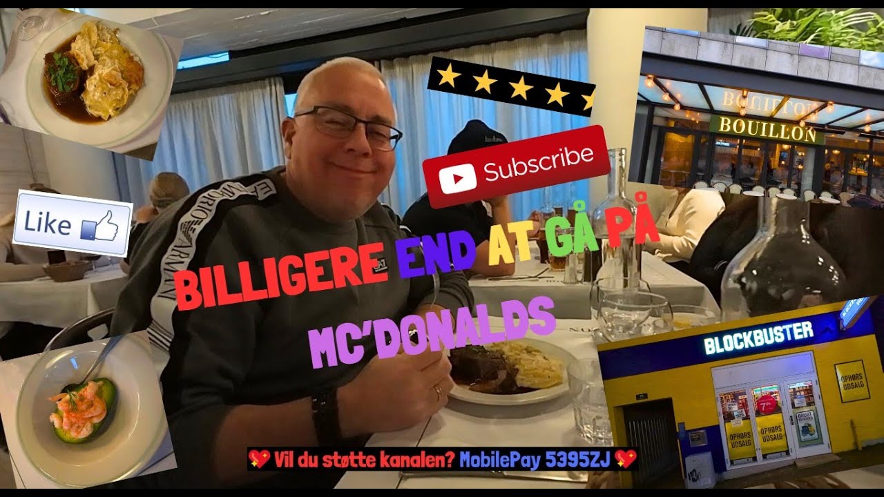 MADEN HER ER BILLIGERE END PÅ MCDONALDS.. OG 100 GANGE BEDRE.. ❤️❤️4.5 STJERNER GIVER VI❤️❤️