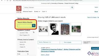 Searching the JSTOR database