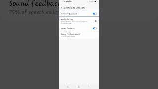 sound and vibration setting screenshot 4