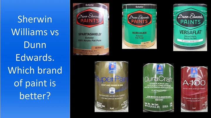 Sherwin Williams vs Dunn Edwards.  Which brand of ...