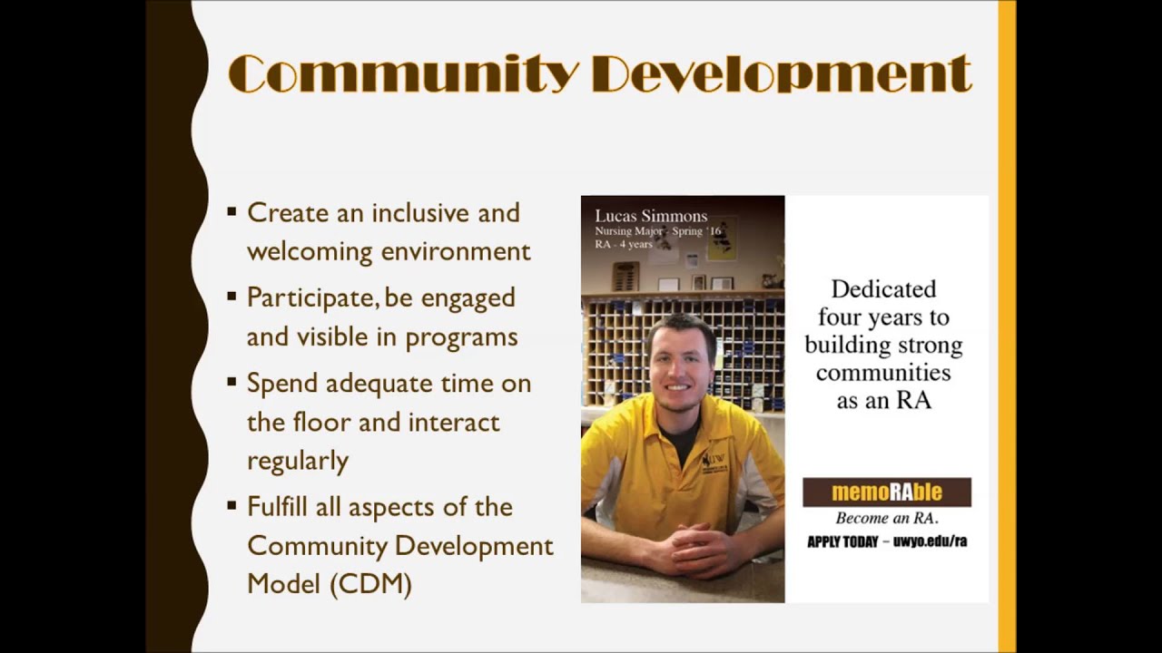 University of Wyoming Resident Assistant 20162017 Informational YouTube