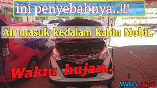 penyebab air masuk ke dalam kabin mobil