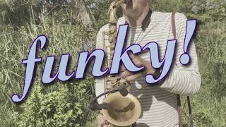 A Little Bit Of Funky Outdoor Sax