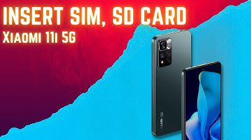 Xiaomi 11i/Hypercharge: How to Insert SIM Card and SD card [Hindi]