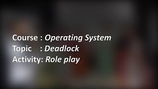 Deadlock in Operating System | Vignesh's Classroom