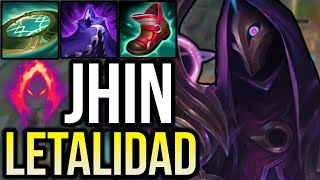 ¡JHIN FULL LETALIDAD EN SOLOQ CHALLENGER! La Mejor Build y Runas para Jhin! League of Legends