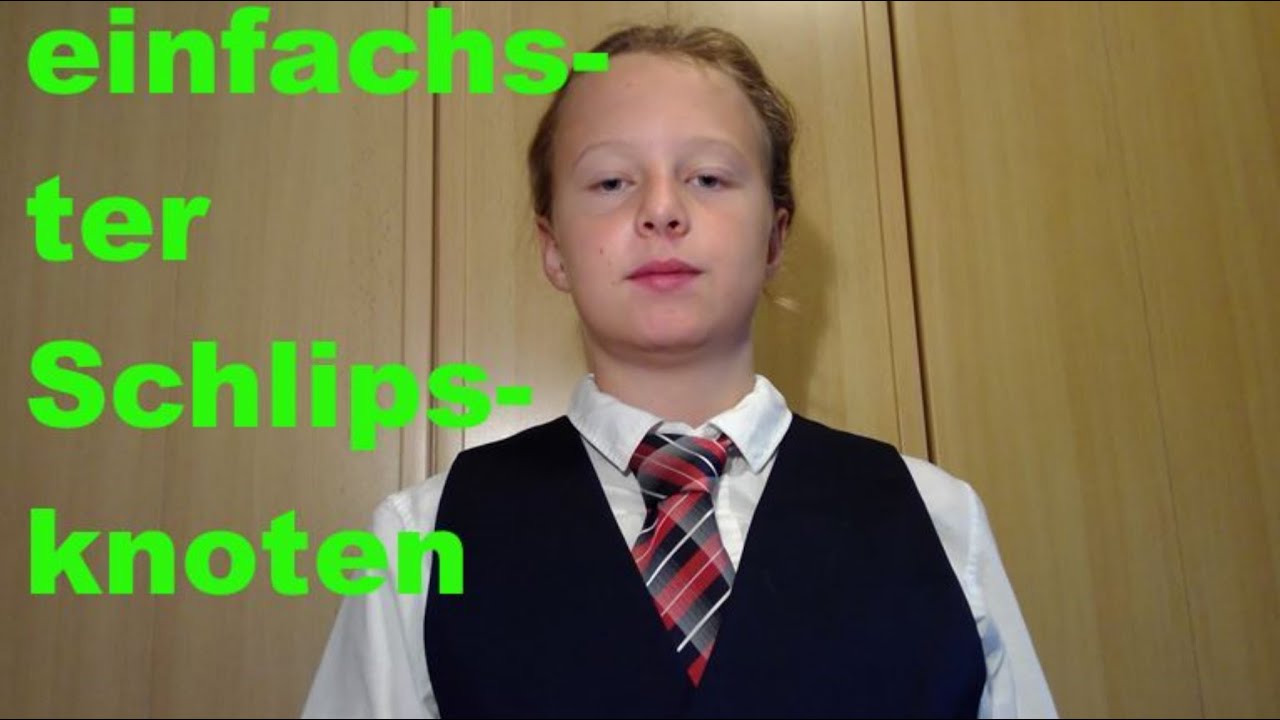 #3 Schlipsknoten binden Anleitung - ganz einfach - YouTube
