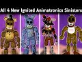 How To Get All Ignited Animatronics Morphs In Fredbear's Mega Roleplay | FMR Sinister Ones Gamepass