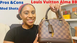 LOUIS VUITTON NÉONOÉ MM BLACK REVIEW + WHAT FITS INSIDE? + MOD SHOTS