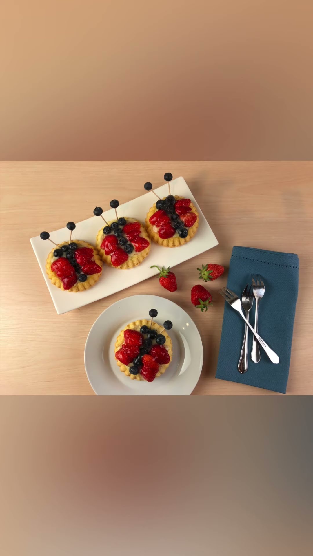 Tolle Rezepte für fantastische Obsttörtchen - Obstkuchen für Kinder ...