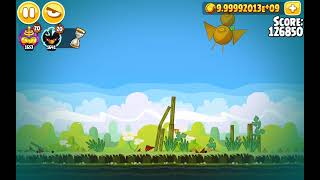 Angry Birds Seasons the pig days level 6-6 mighty eagle 100% Прохождение
