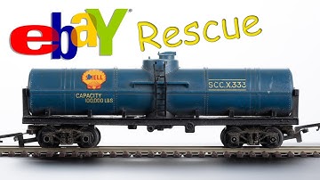 Model Railway eBay Rescue | Triang 100t Tanker Makeover | Weathering & Graffiti