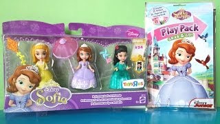 Disney Junior Princess Sofia the First & Princess 3-Friend Pack Dolls & Play Pack Grab n Go Surprise