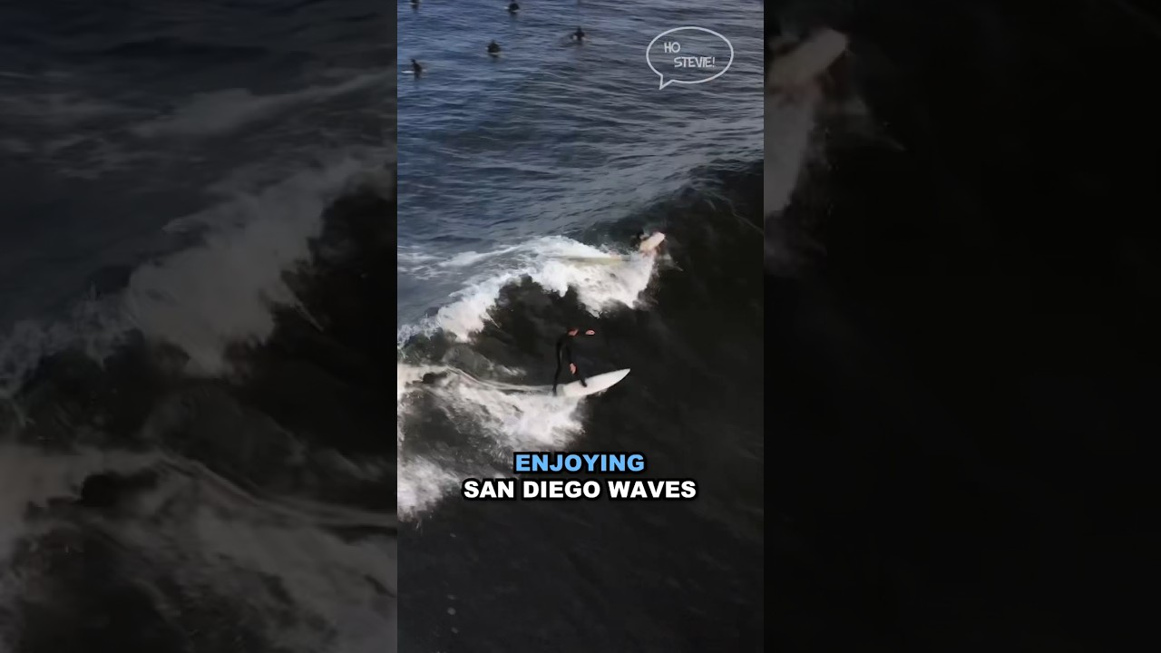 Enjoying the waves here in San Diego 🌊🏄‍♂️