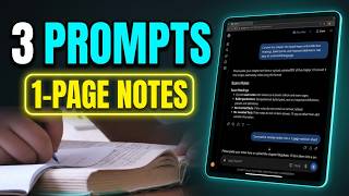 Stop Writing Exam Notes by Hand — 3 ChatGPT Prompts for Students