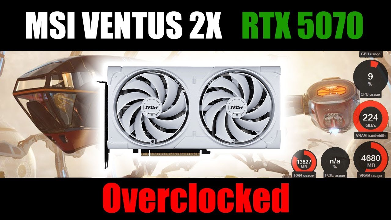 MSI RTX 5070 VENTUS 2X OC WHITE | Overclocked - YouTube