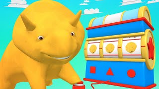 Aprender com o Dino Aprenda cores brincando de pipa - Aprender em português  Desenhos Animados