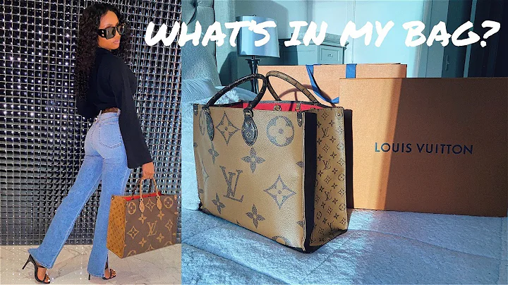 WHAT'S IN MY BAG? LOUIS VUITTON ONTHEGO GM TOTE| T...