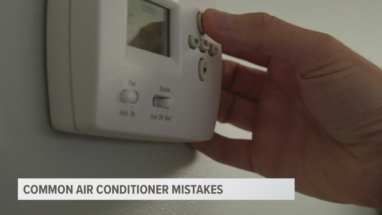 How to conserve energy when using an air conditioner