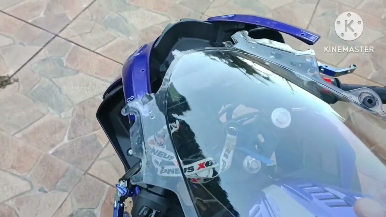 Troca da bolha Yamaha R15. Instalação bolha "puig" R15. 