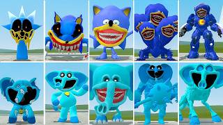 NEW ALL POPYY PLAYTIMW CHATER 4 ELEPHANT FAMILY VS EVOLUTION OF ALL SONIC EXE FAMILY ? in Garrysmod!