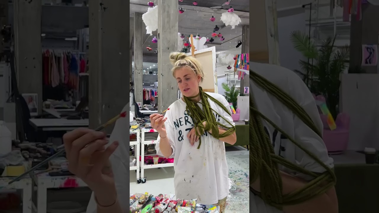 Painting a Micro Canvas! So SMALL!