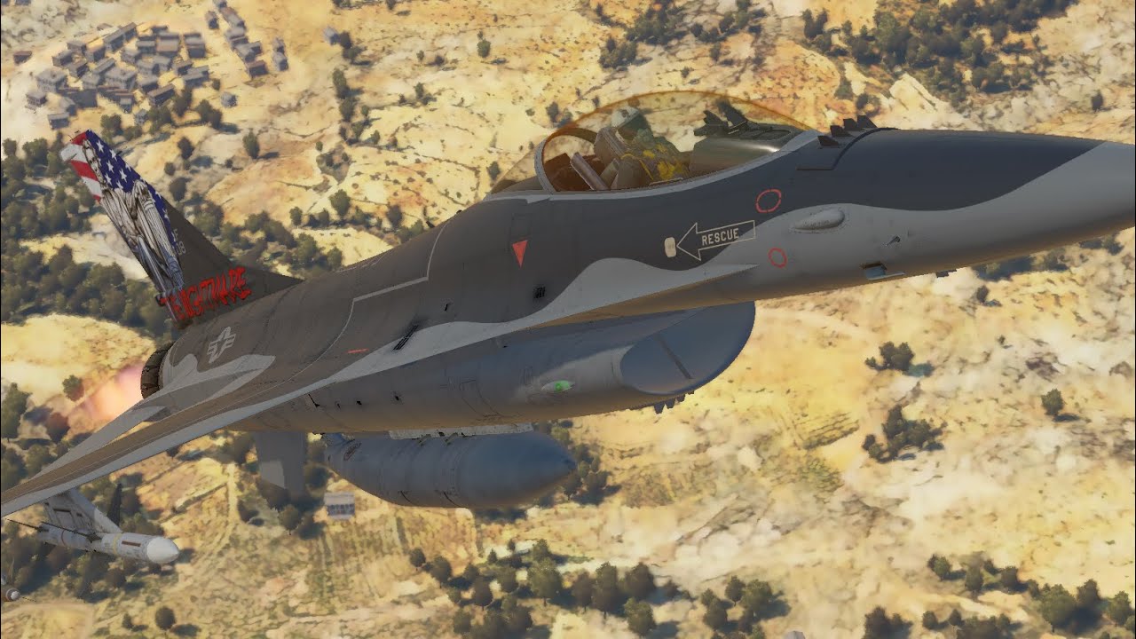 F-16A ADF 9 kills (Orbital Strikes) - YouTube