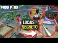 SÓ COISA ESTRANHA!! OS LUGARES OCULTOS DA NOVA ILHA DE TREINO DO FREE FIRE