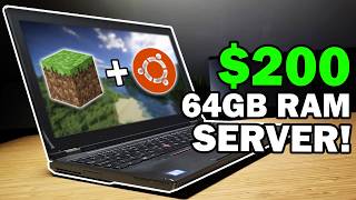 Turning a 10 Year Old ThinkPad into a BEAST Minecraft Server..
