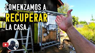 COMENZAMOS A RECUPERAR LA CASA! 🏡​ La nueva bodega y sistema de agua - Ep1