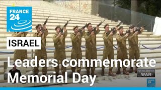 Israel : leaders commemorate Memorial Day in tribute to the October 7 victims • FRANCE 24 English