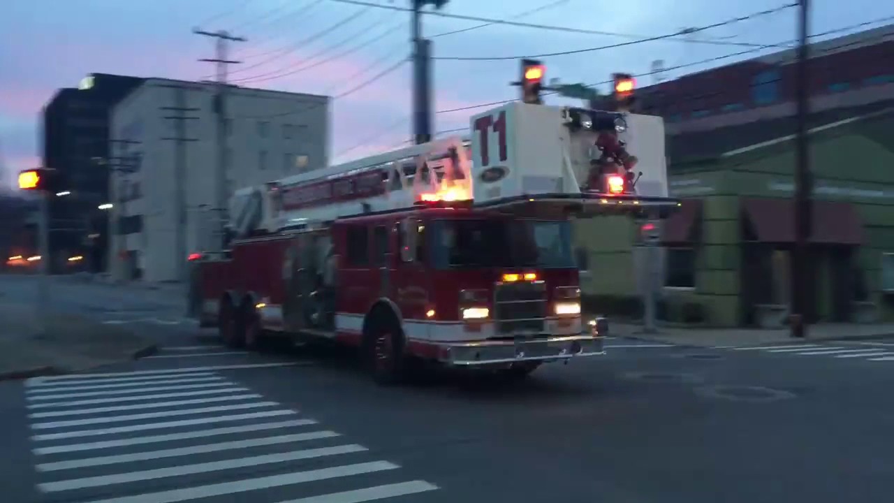 Parkersburg Fire Department Tower 1 Responding To A CPR In Progress To
