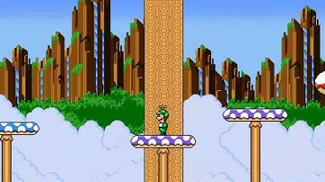 SMBX 1.4.5 Custom Level: Fuchsia Fungus Falls (World 1-5)