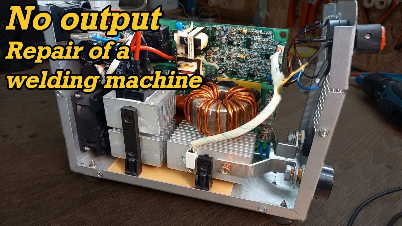 No output. Repair of a welding machine YouTube